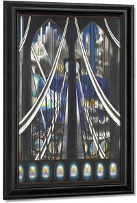 The Voice Of The City Of New York Interpreted  The Bridge (Brooklyn Bridge) By Joseph Stella Fine Art Print