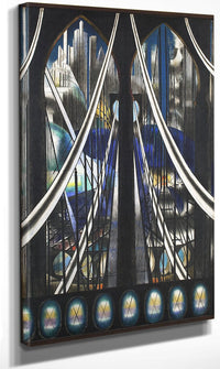 The Voice Of The City Of New York Interpreted  The Bridge (Brooklyn Bridge) By Joseph Stella Fine Art Print