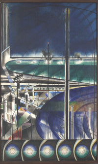 The Voice Of The City Of New York Interpreted  The Port (The Harbor, The Battery) By Joseph Stella Fine Art Print