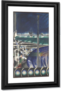 The Voice Of The City Of New York Interpreted  The Port (The Harbor, The Battery) By Joseph Stella Fine Art Print