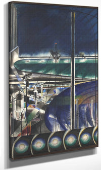 The Voice Of The City Of New York Interpreted  The Port (The Harbor, The Battery) By Joseph Stella Fine Art Print