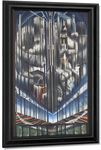 The Voice Of The City Of New York Interpreted  The Skyscrapers (The Prow) By Joseph Stella Fine Art Print