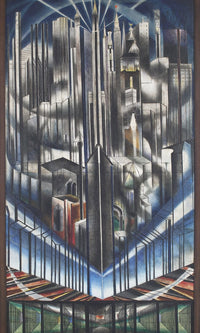 The Voice Of The City Of New York Interpreted  The Skyscrapers (The Prow) By Joseph Stella Fine Art Print