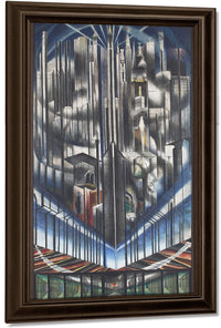 The Voice Of The City Of New York Interpreted  The Skyscrapers (The Prow) By Joseph Stella Fine Art Print