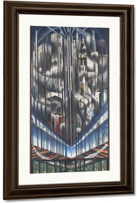 The Voice Of The City Of New York Interpreted  The Skyscrapers (The Prow) By Joseph Stella Fine Art Print