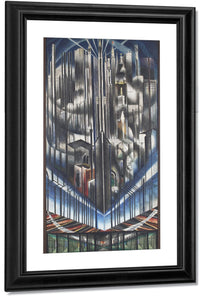 The Voice Of The City Of New York Interpreted  The Skyscrapers (The Prow) By Joseph Stella Fine Art Print