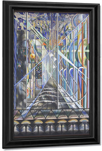 The Voice Of The City Of New York Interpreted  The White Way I By Joseph Stella Fine Art Print