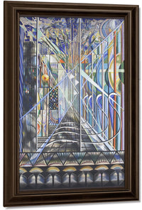 The Voice Of The City Of New York Interpreted  The White Way I By Joseph Stella Fine Art Print