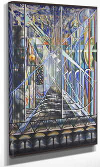 The Voice Of The City Of New York Interpreted  The White Way I By Joseph Stella Fine Art Print