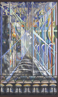 The Voice Of The City Of New York Interpreted  The White Way I By Joseph Stella Fine Art Print