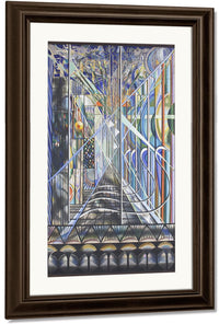 The Voice Of The City Of New York Interpreted  The White Way I By Joseph Stella Fine Art Print