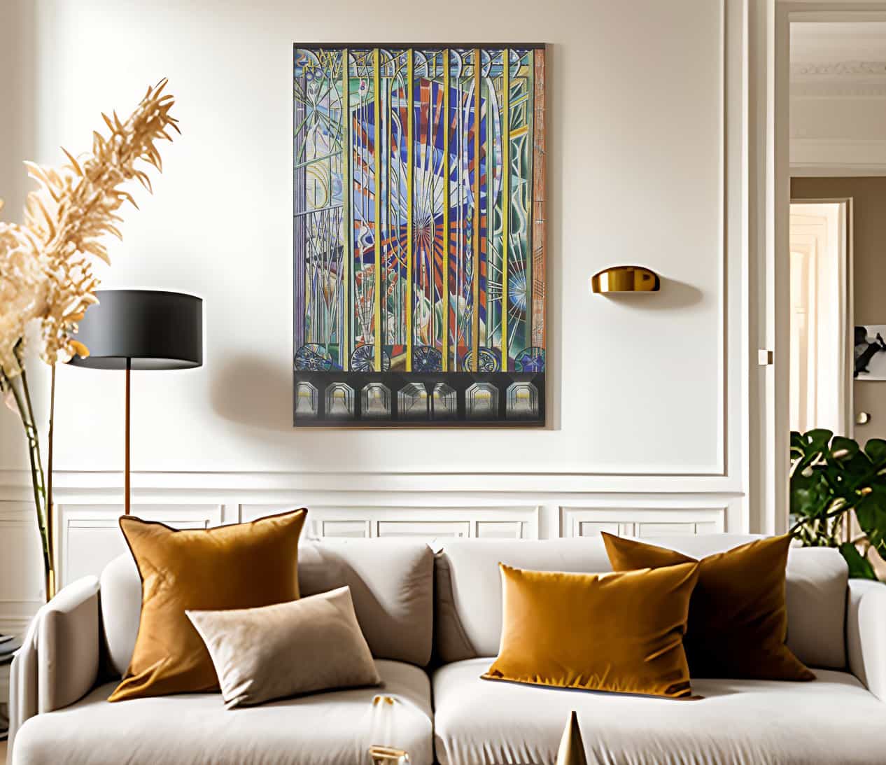 The Voice Of The City Of New York Interpreted The White Way Ii By Joseph Stella Fine Art Print