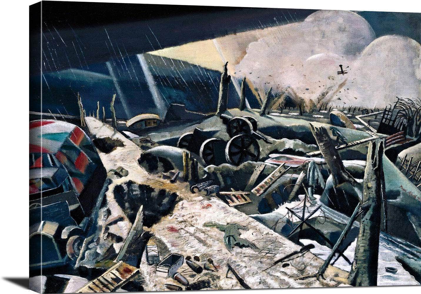 The Void Painting Paul Nash Canvas Art Fine Art Print