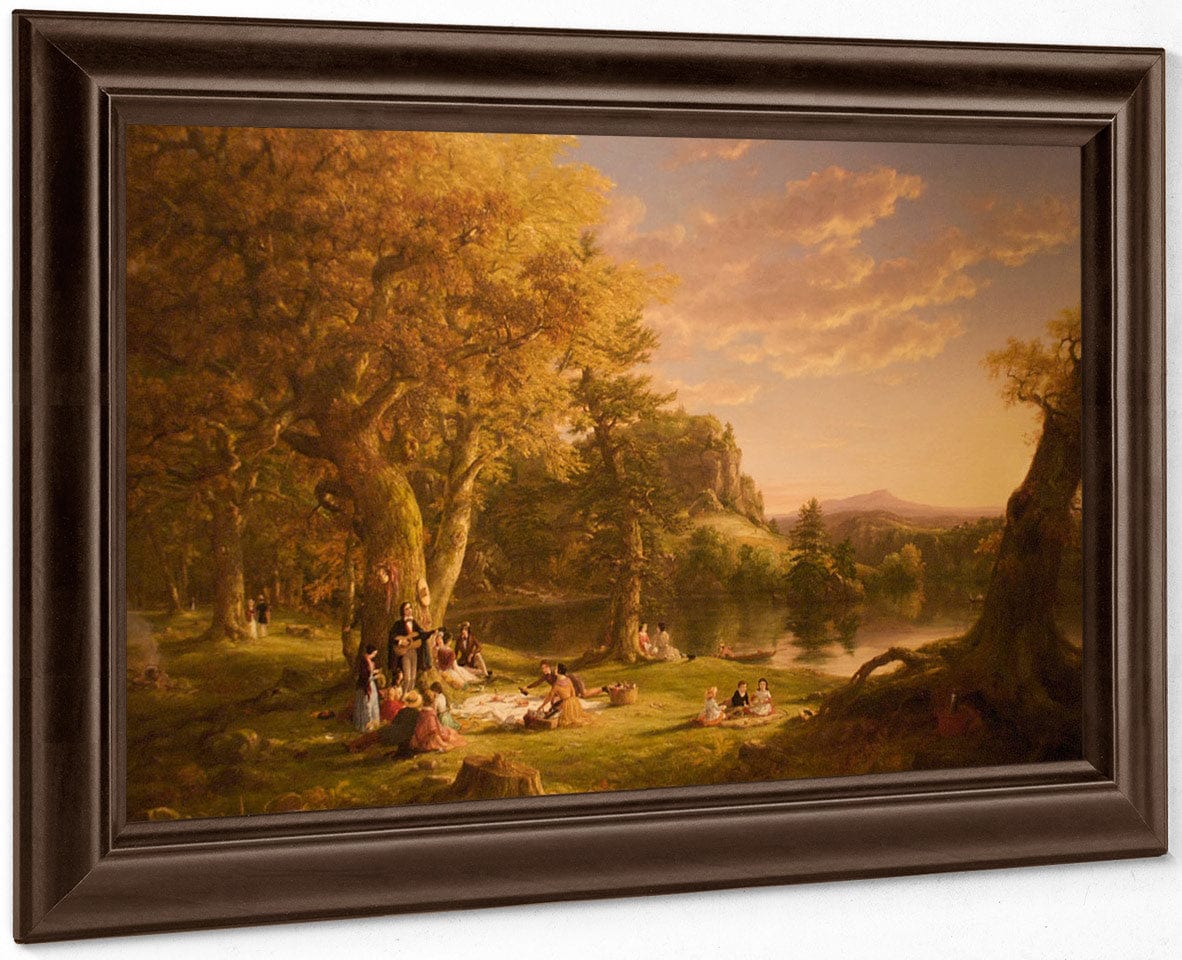 The Voyage Of Life Childhood 1840 1 By Thomas Cole By Thomas Cole Fine Art Print