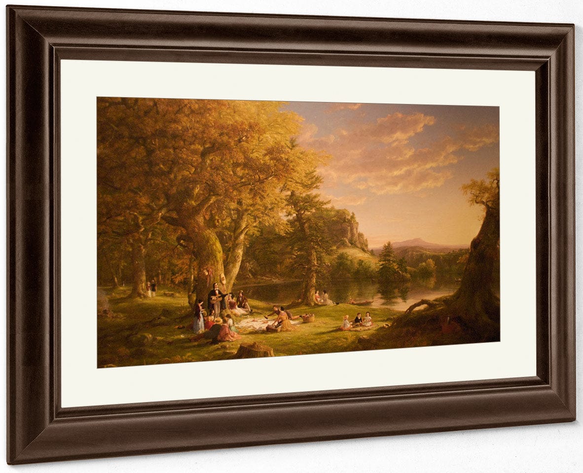 The Voyage Of Life Childhood 1840 1 By Thomas Cole By Thomas Cole Fine Art Print
