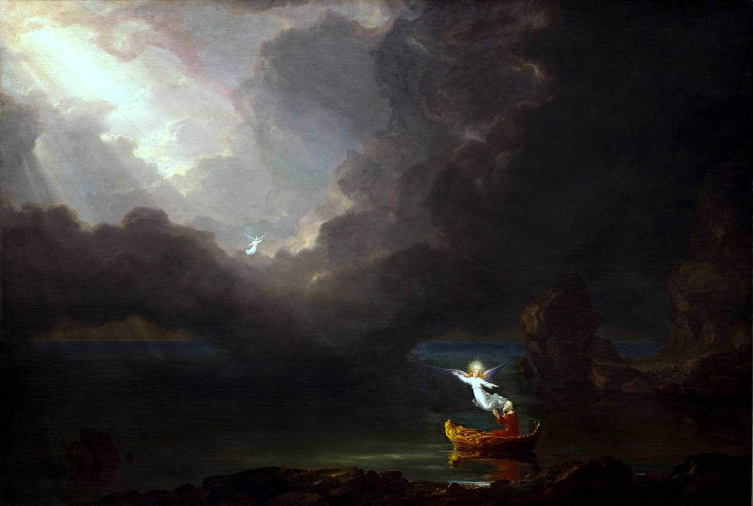 The Voyage Of Life Old Age Painting Thomas Cole Canvas Art Fine Art Print