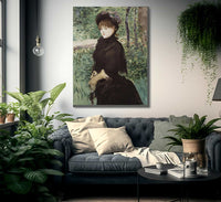 The Walk By Edouard Manet Fine Art Print