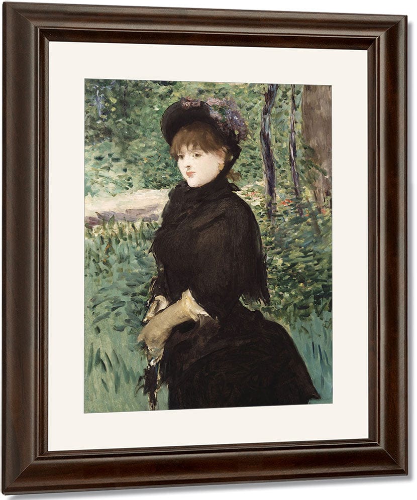 The Walk By Edouard Manet Fine Art Print