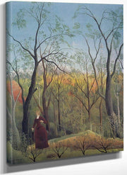 The Walk In The Forest About 1886 La Promenade Dans La Foret By Henri Rousseau Fine Art Print