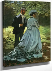 The Walkers By Claude Monet Fine Art Print