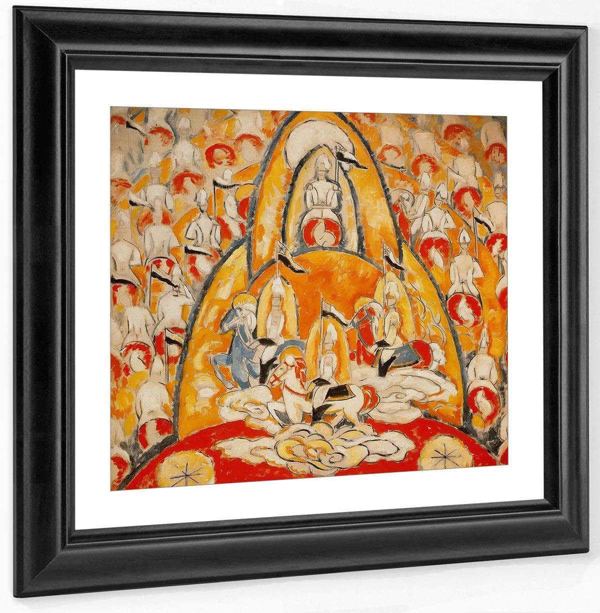 The Warriors By Marsden Hartley Fine Art Print