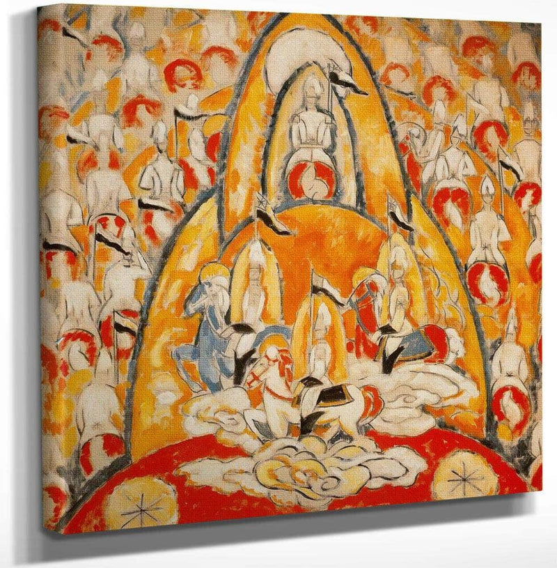 The Warriors By Marsden Hartley Fine Art Print