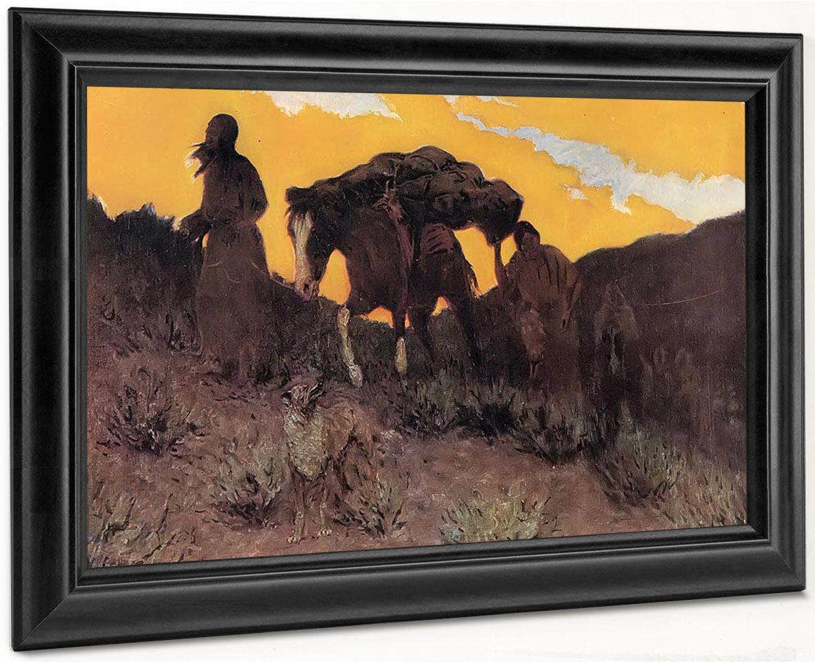 The Warriors Last Ride By Frederic Remington Fine Art Print