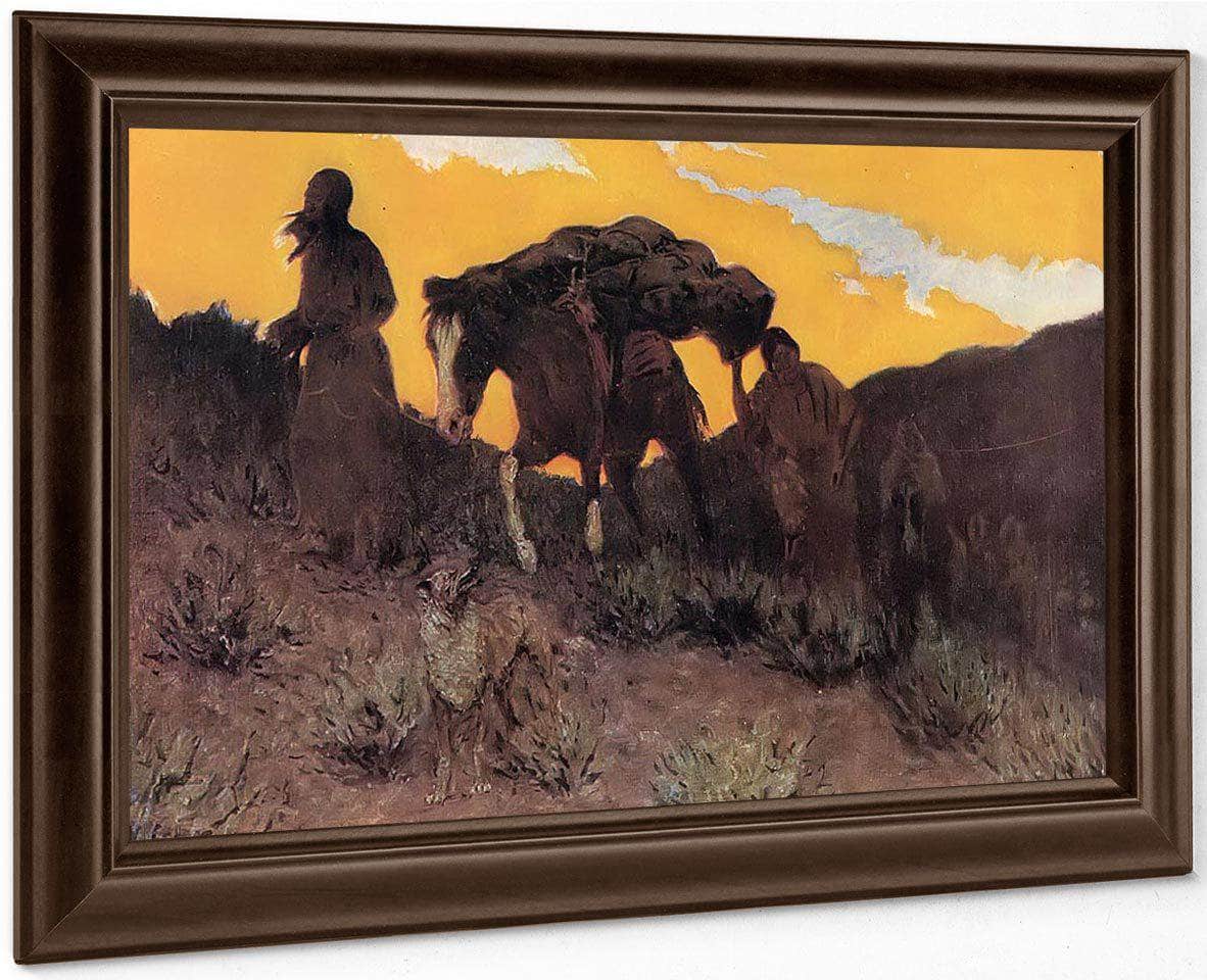The Warriors Last Ride By Frederic Remington Fine Art Print