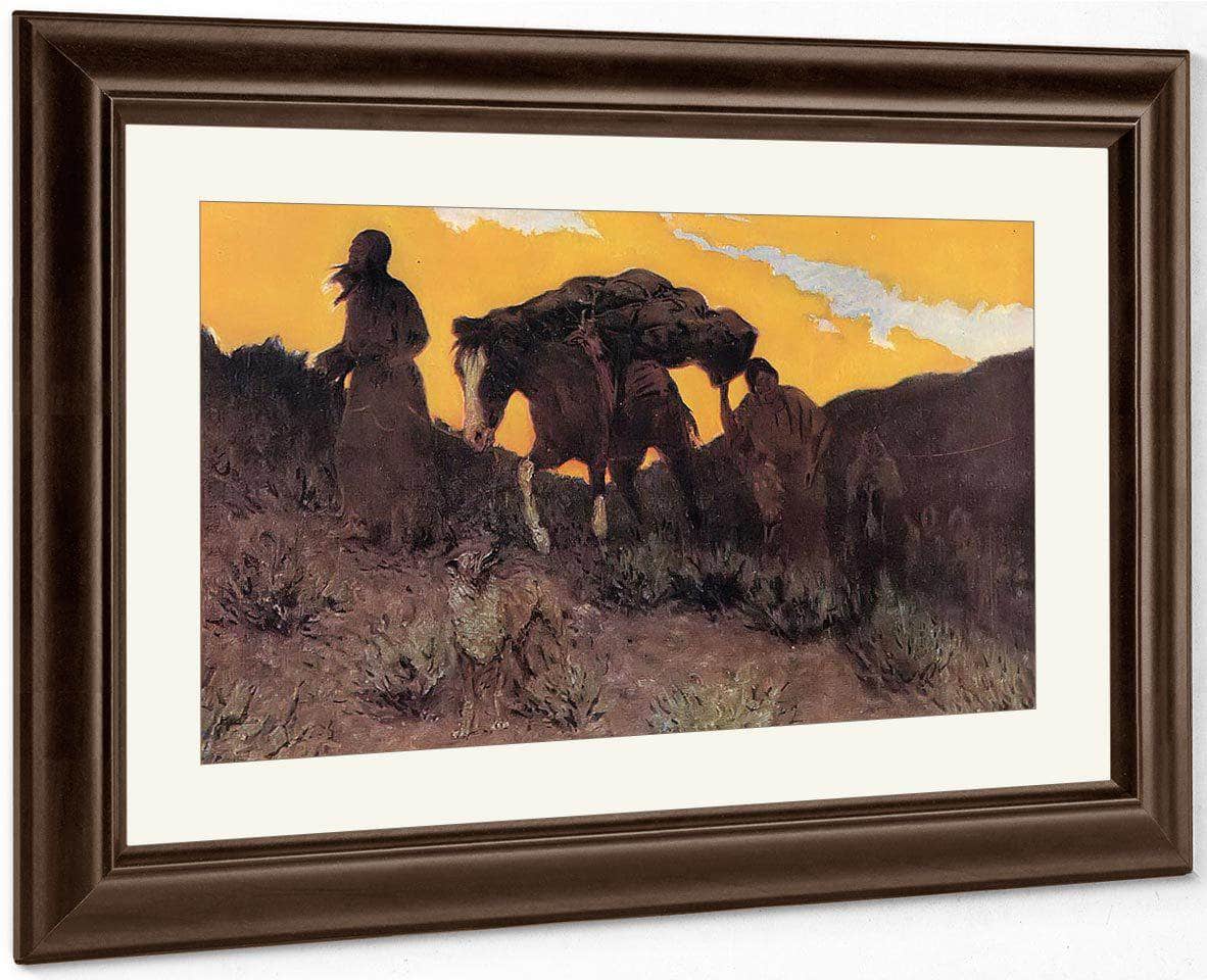 The Warriors Last Ride By Frederic Remington Fine Art Print