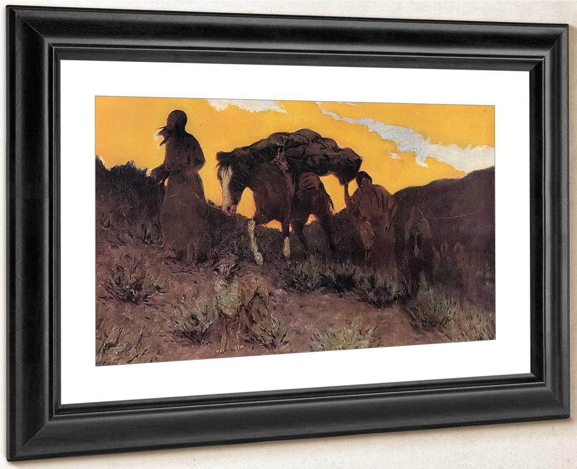 The Warriors Last Ride By Frederic Remington Fine Art Print
