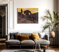 The Warriors Last Ride By Frederic Remington Fine Art Print