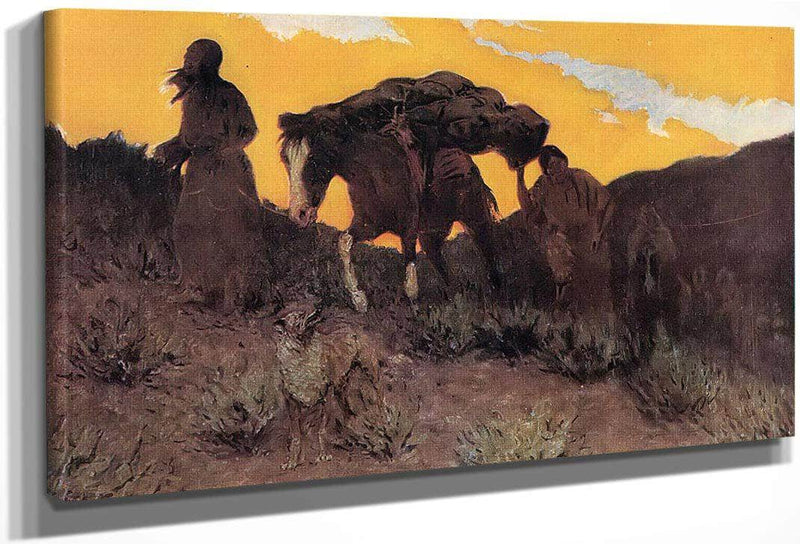 The Warriors Last Ride By Frederic Remington Fine Art Print