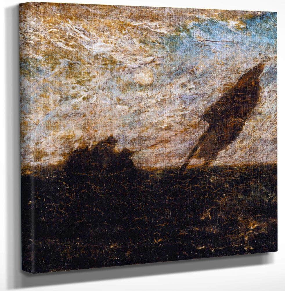 The Waste Of Waters Is Their Field By  Ryder, Albert Pinkham Fine Art Print