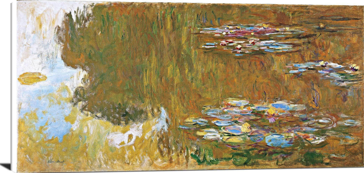 The Water Lily Pond Painting Claude Monet Canvas Art Fine Art Print