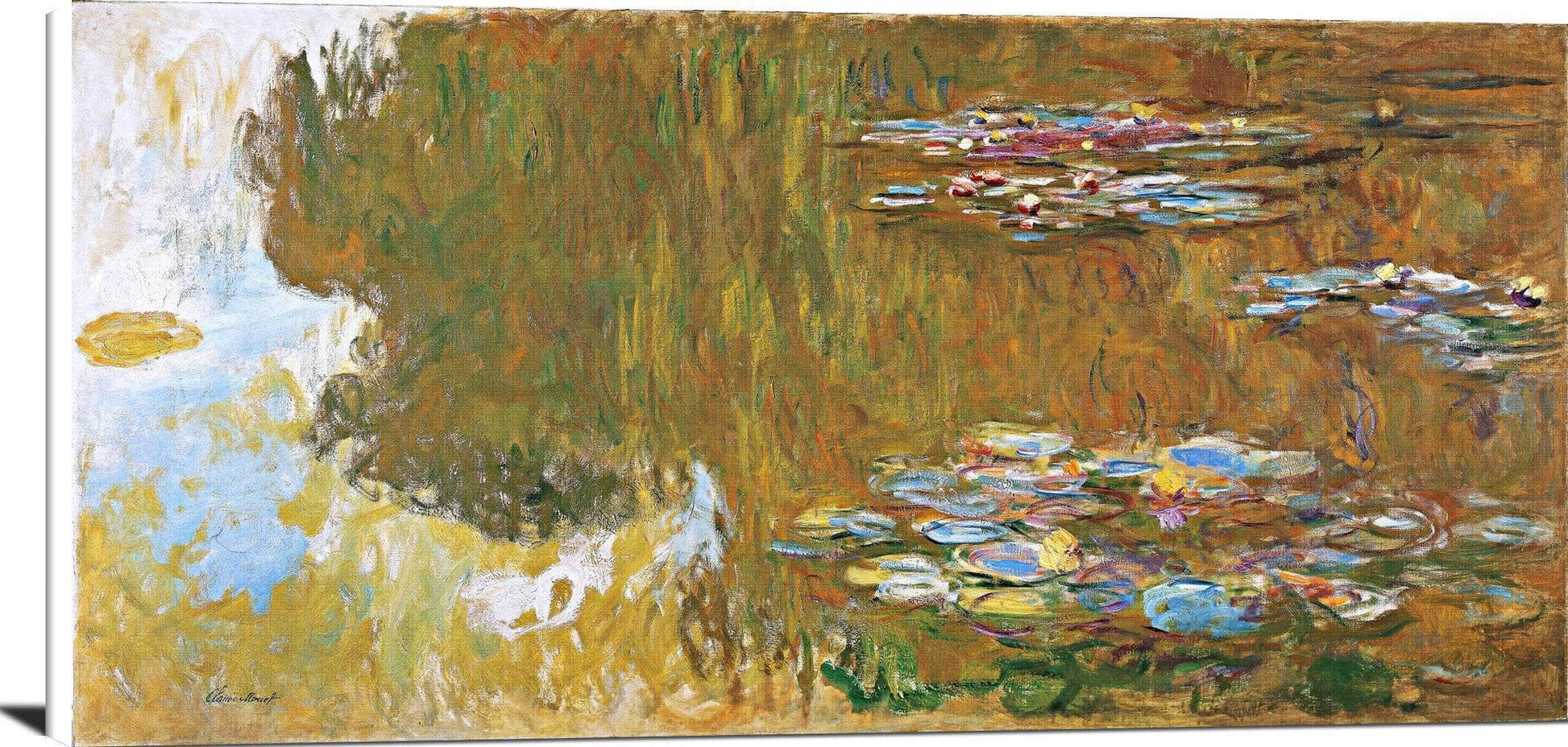 The Water Lily Pond Painting Claude Monet Canvas Art Fine Art Print