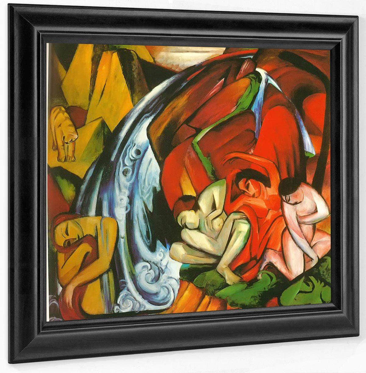 The Waterfall By Franz Marc Fine Art Print