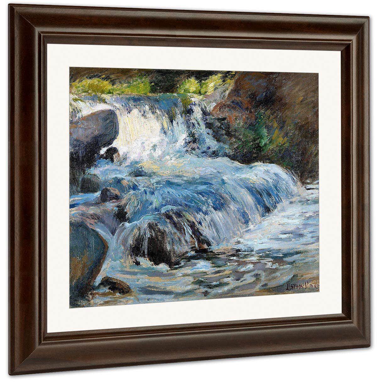 The Waterfall By John Henry Twachtman Fine Art Print