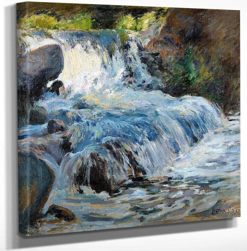 The Waterfall By John Henry Twachtman Fine Art Print