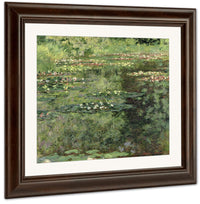 The Waterlily Pond By Claude Monet Fine Art Print