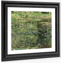 The Waterlily Pond By Claude Monet Fine Art Print