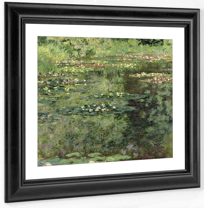 The Waterlily Pond By Claude Monet Fine Art Print