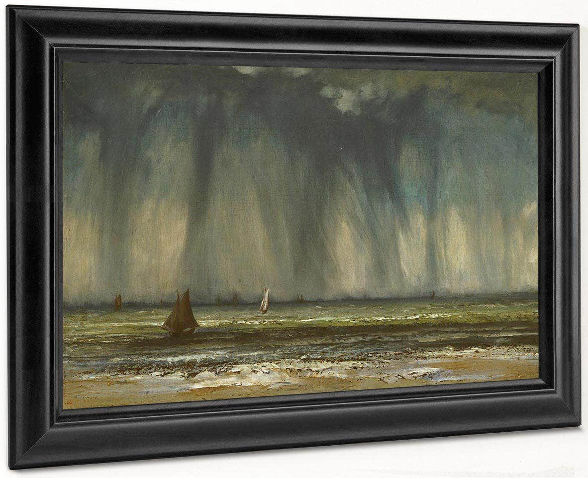 The Waterspout By Gusave Courbet Fine Art Print