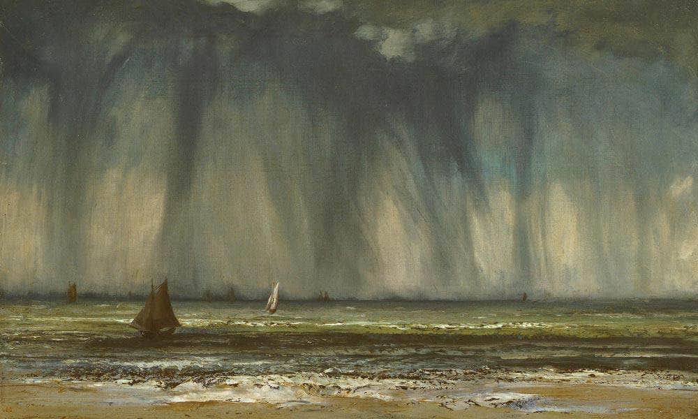 The Waterspout By Gusave Courbet Fine Art Print