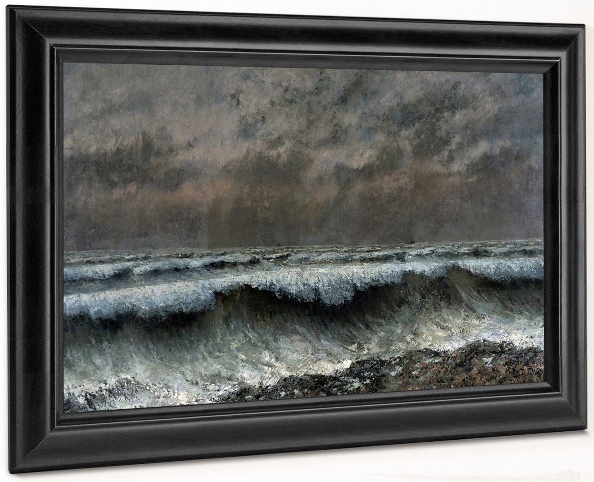 The Wave 1 By Jean Desire Gustave Courbet Fine Art Print