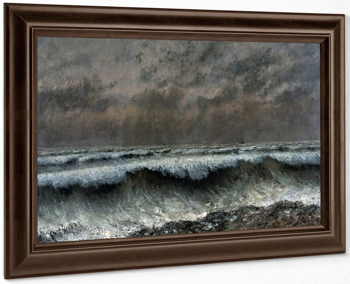 The Wave 1 By Jean Desire Gustave Courbet Fine Art Print