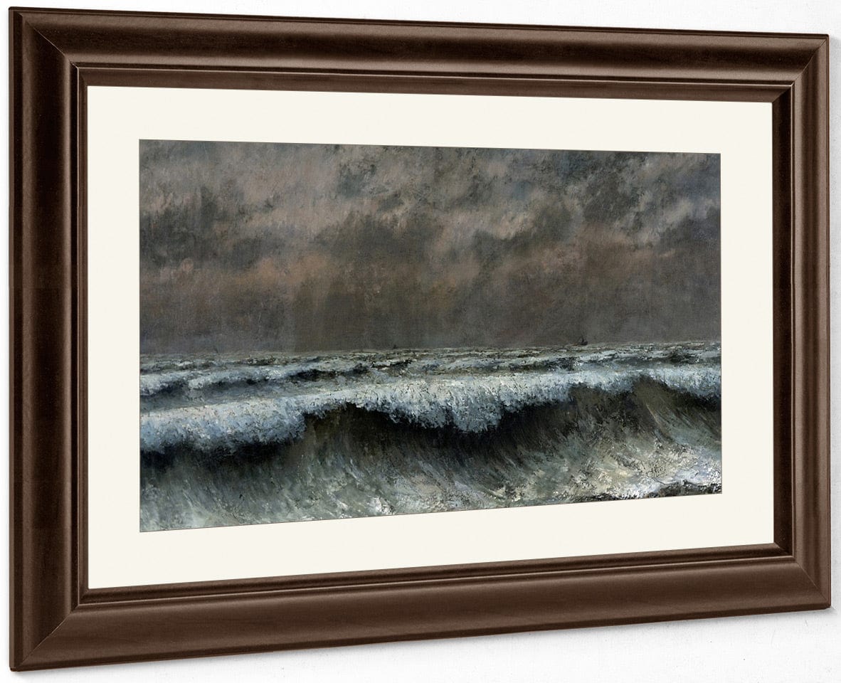 The Wave 1 By Jean Desire Gustave Courbet Fine Art Print
