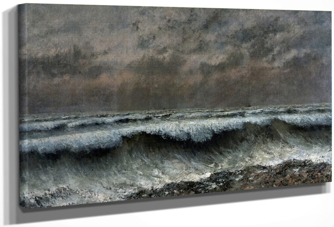 The Wave 1 By Jean Desire Gustave Courbet Fine Art Print