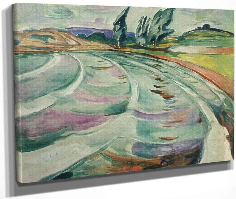 The Wave 1921 By Edvard Munch Fine Art Print