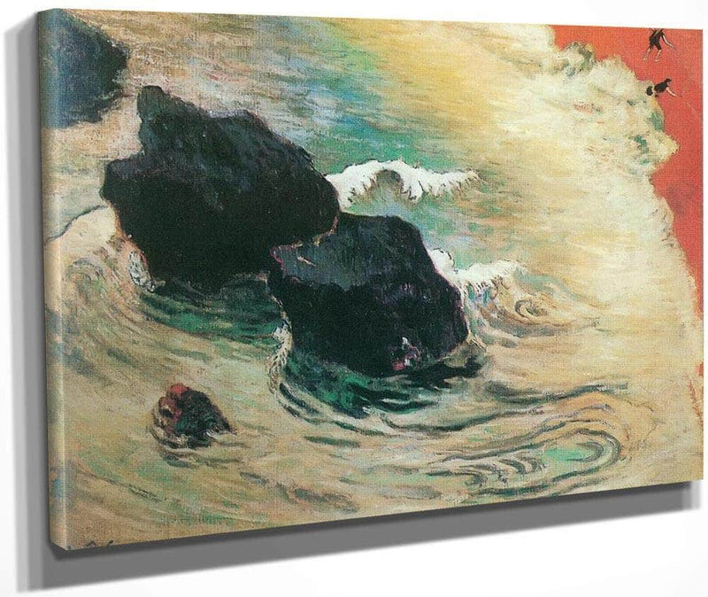 The Wave By Paul Gauguin Fine Art Print