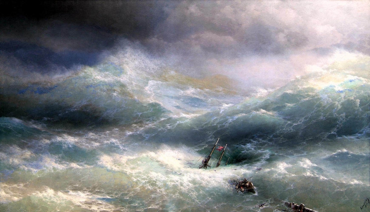 The Wave Painting Ivan Aivazovsky Canvas Art Fine Art Print